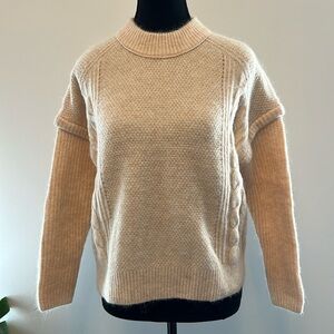 Madewell alpaca blend knit sweater xs NWOT
